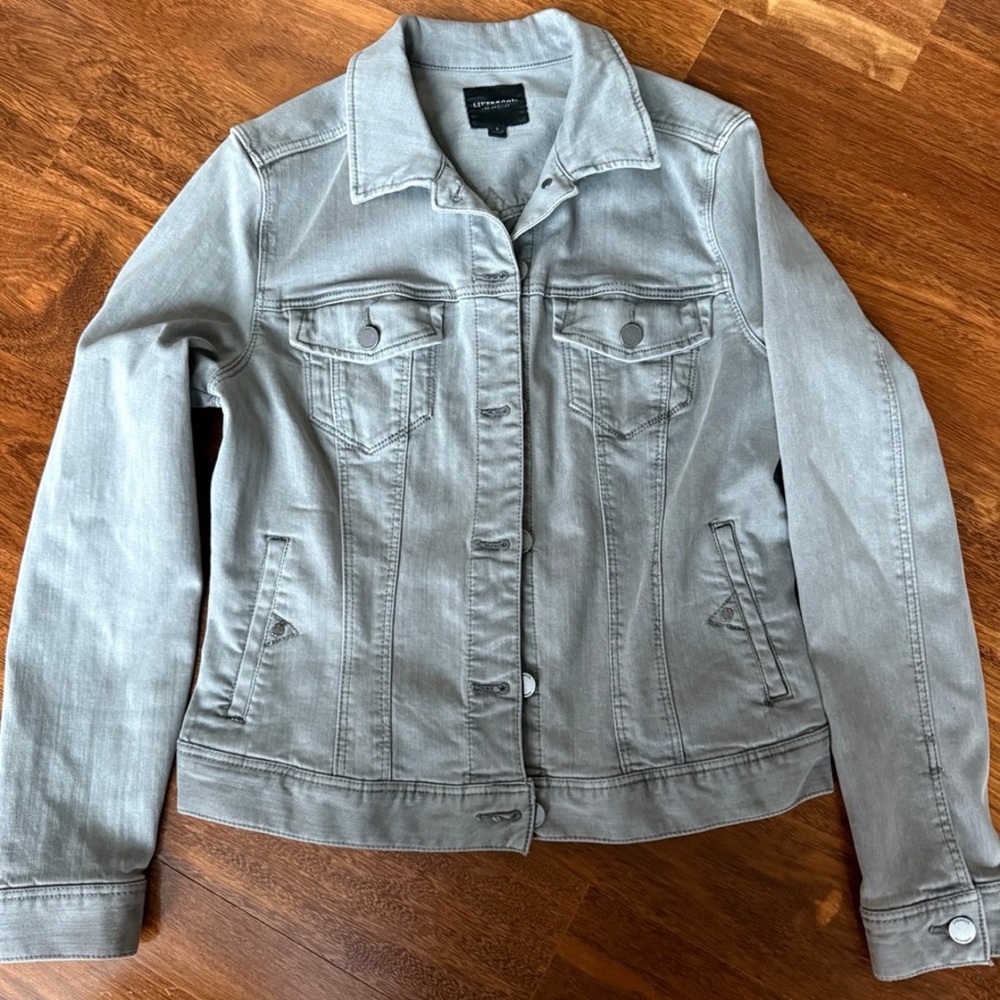 Liverpool Gray Denim Jacket - Picture 2 of 3